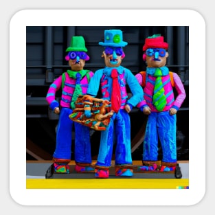 Plasticine Porters Sticker